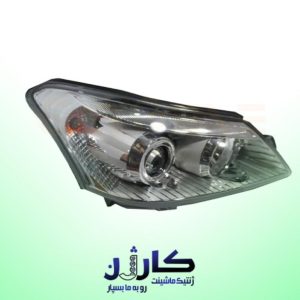 چراغ جلو چپ MVM550 استوک | چراغ اصلی سمت راننده با نوردهی مناسب و نصب دقیق